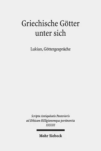 Griechische Götter unter sich cover