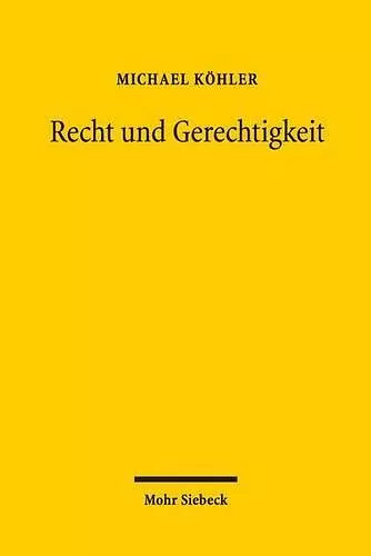 Recht und Gerechtigkeit cover