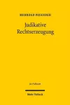 Judikative Rechtserzeugung cover