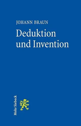 Deduktion und Invention cover