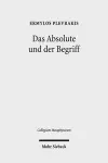 Das Absolute und der Begriff cover