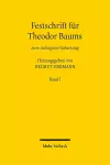 Festschrift für Theodor Baums zum siebzigsten Geburtstag cover