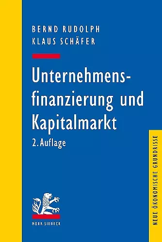 Unternehmensfinanzierung und Kapitalmarkt cover