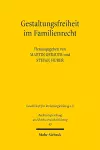 Gestaltungsfreiheit im Familienrecht cover