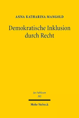 Demokratische Inklusion durch Recht cover