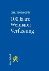 100 Jahre Weimarer Verfassung cover