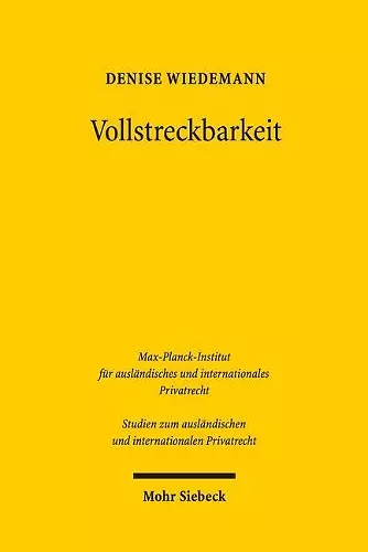 Vollstreckbarkeit cover