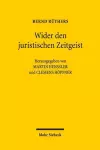 Wider den juristischen Zeitgeist cover