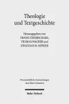 Theologie und Textgeschichte cover