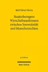 Staatenbezogene Wirtschaftssanktionen zwischen Souveränität und Menschenrechten cover