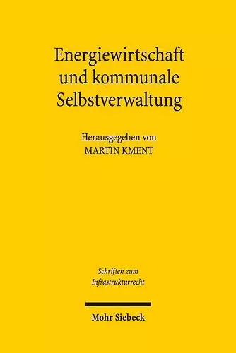 Energiewirtschaft und kommunale Selbstverwaltung cover