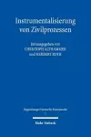 Instrumentalisierung von Zivilprozessen cover