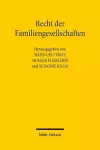 Recht der Familiengesellschaften cover