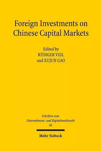 Foreign Investments on Chinese Capital Markets cover