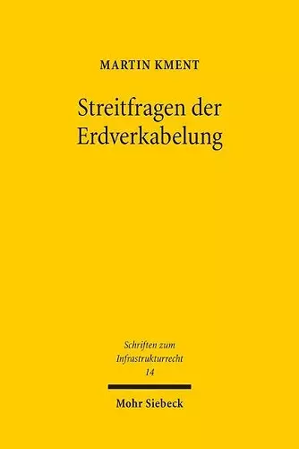 Streitfragen der Erdverkabelung cover