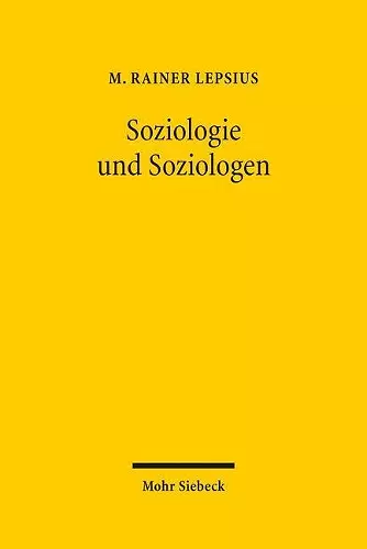 Soziologie und Soziologen cover