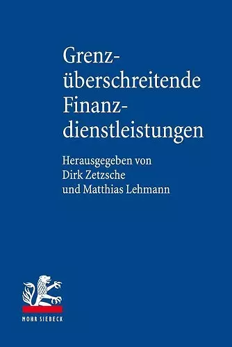 Grenzüberschreitende Finanzdienstleistungen cover