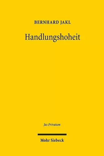 Handlungshoheit cover