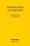 Funktionsverluste von Staatlichkeit cover