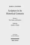 Scripture in Its Historical Contexts cover