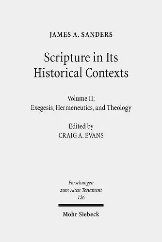 Scripture in Its Historical Contexts cover