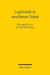 Legitimität in unsicheren Zeiten cover