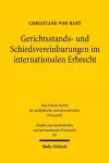 Gerichtsstands- und Schiedsvereinbarungen im internationalen Erbrecht cover