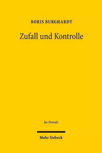 Zufall und Kontrolle cover