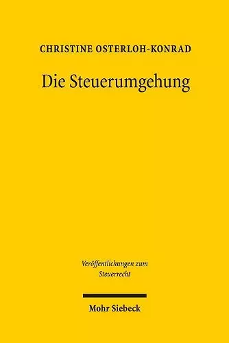 Die Steuerumgehung cover