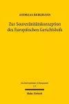 Zur Souveränitätskonzeption des Europäischen Gerichtshofs cover