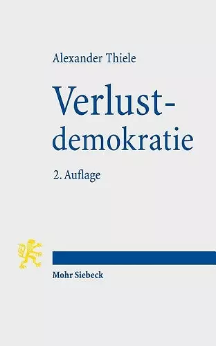 Verlustdemokratie cover