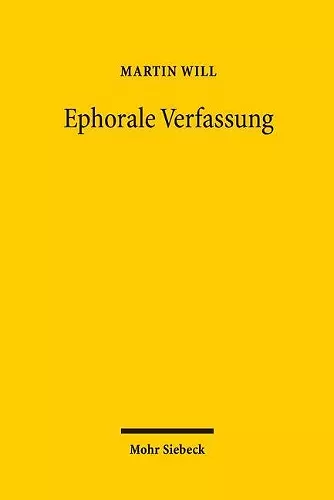 Ephorale Verfassung cover