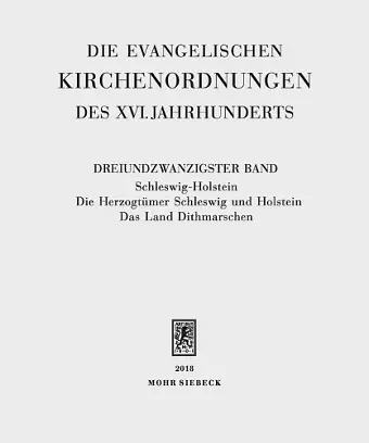 Die evangelischen Kirchenordnungen des XVI. Jahrhunderts cover