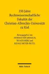 350 Jahre Rechtswissenschaftliche Fakultät der Christian-Albrechts-Universität zu Kiel cover