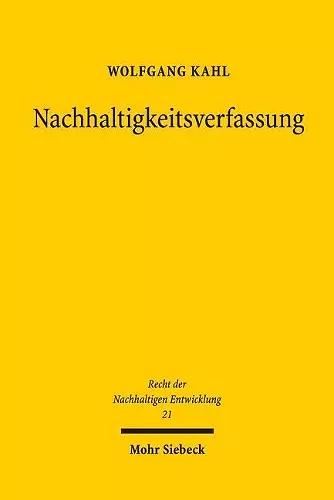 Nachhaltigkeitsverfassung cover