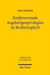 Strafprozessuale Angehörigenprivilegien im Rechtsvergleich cover