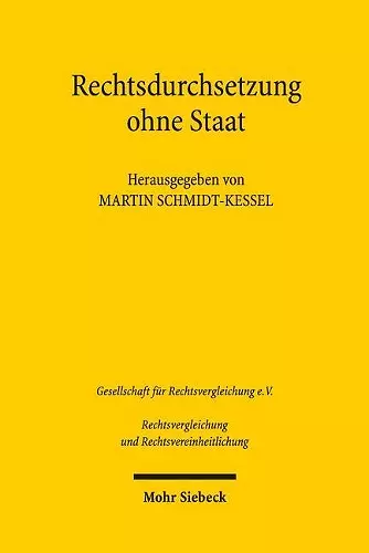 Rechtsdurchsetzung ohne Staat cover