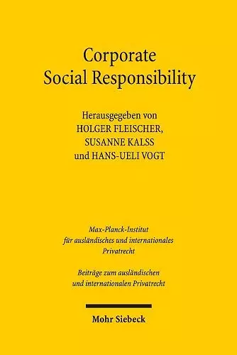 Corporate Social Responsibility cover