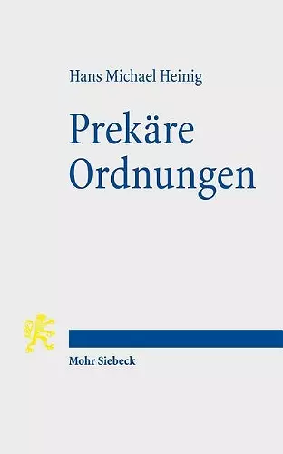 Prekäre Ordnungen cover