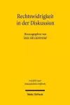 Rechtswidrigkeit in der Diskussion cover