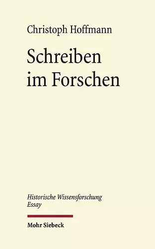 Schreiben im Forschen cover