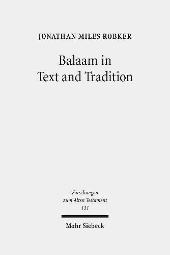 Balaam in Text and Tradition cover