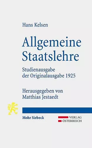 Allgemeine Staatslehre cover