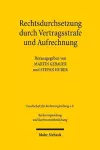 Rechtsdurchsetzung durch Vertragsstrafe und Aufrechnung cover