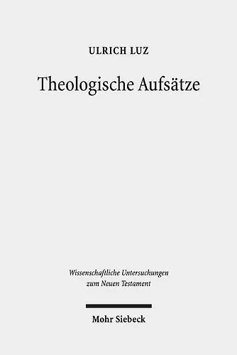 Theologische Aufsätze cover