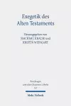 Exegetik des Alten Testaments cover