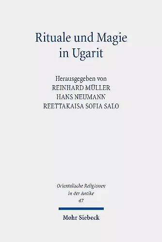 Rituale und Magie in Ugarit cover
