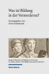 Was ist Bildung in der Vormoderne? cover