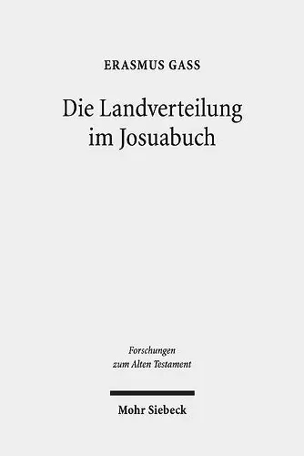 Die Landverteilung im Josuabuch cover