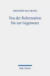 Von der Reformation bis zur Gegenwart cover